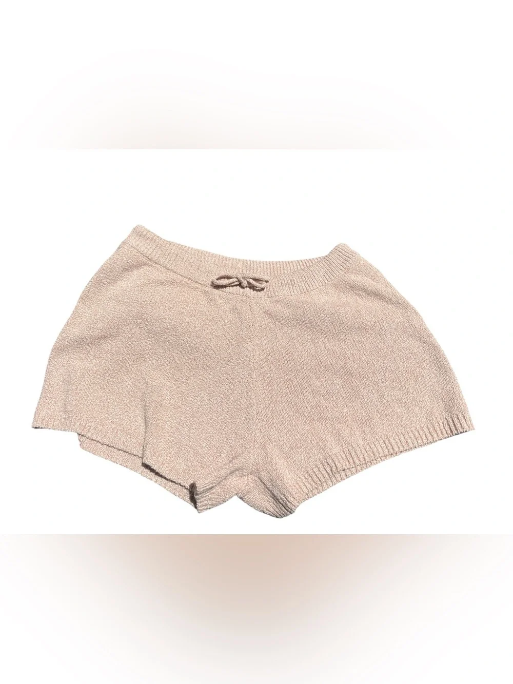 Rylee + Cru Women's Knit Shorts - Heathered Rose Loungewear Sz M